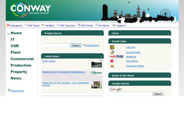 Home page